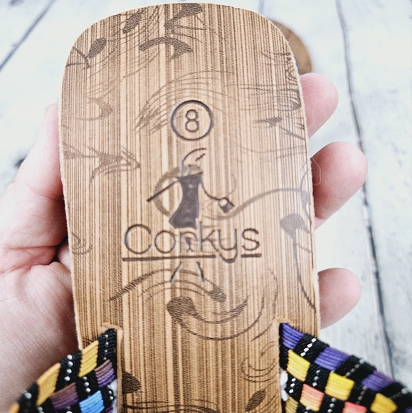 CORKYS | Toasty multicolour rainbow sandals - Picture 6 of 7